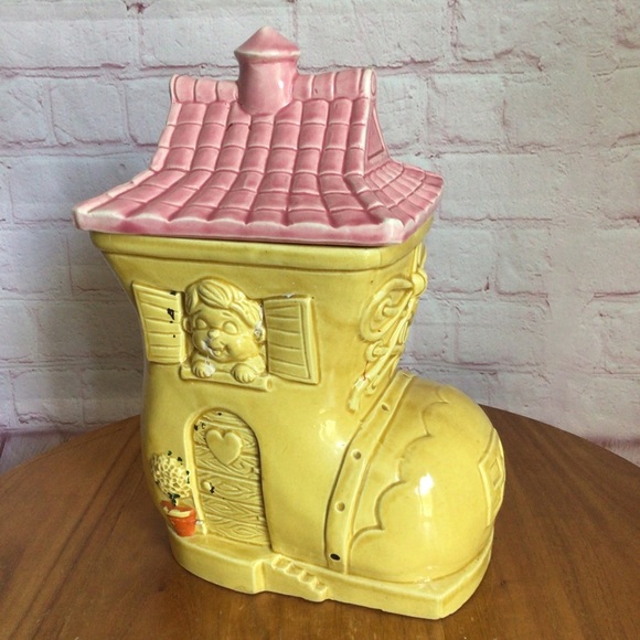Vintage Royal Sealy Japan Nursery Rhyme Ceramic Cookie Jar with Cover - Picture 1 of 11
